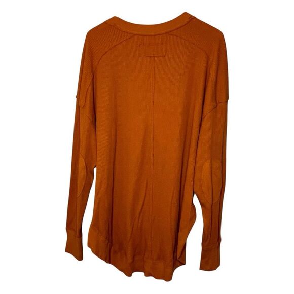 Free People We The Free Owen Thermal Autumn Wildflower Rust M - Picture 5 of 10